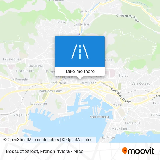 Mapa Rue Bossuet