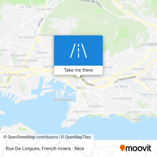 Rue De Lorgues map