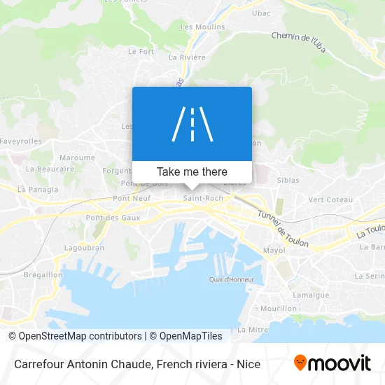 Carrefour Antonin Chaude map