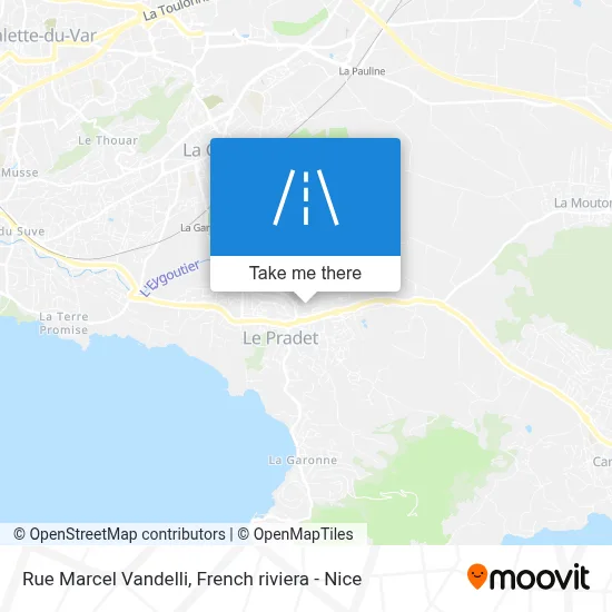 Mapa Rue Marcel Vandelli
