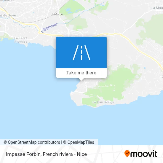 Impasse Forbin map