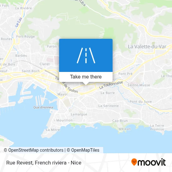 Mapa Rue Revest