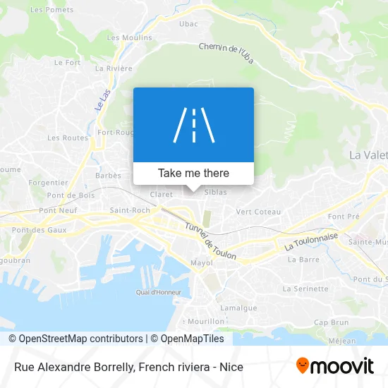 Rue Alexandre Borrelly map