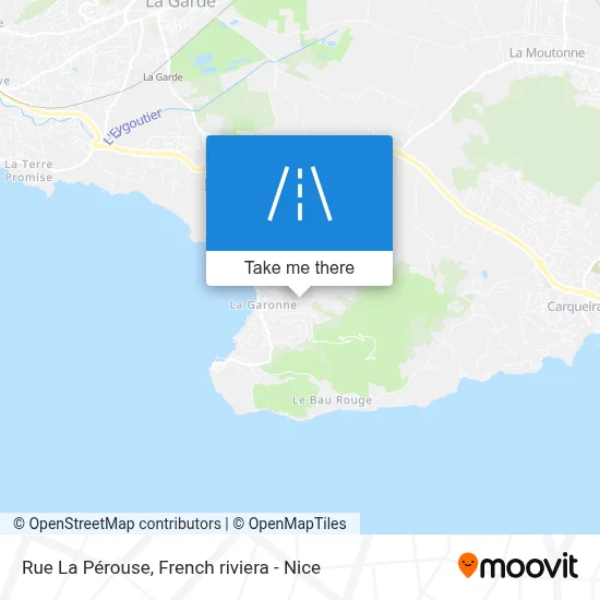 Rue La Pérouse map