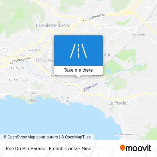 Rue Du Pin Parasol map