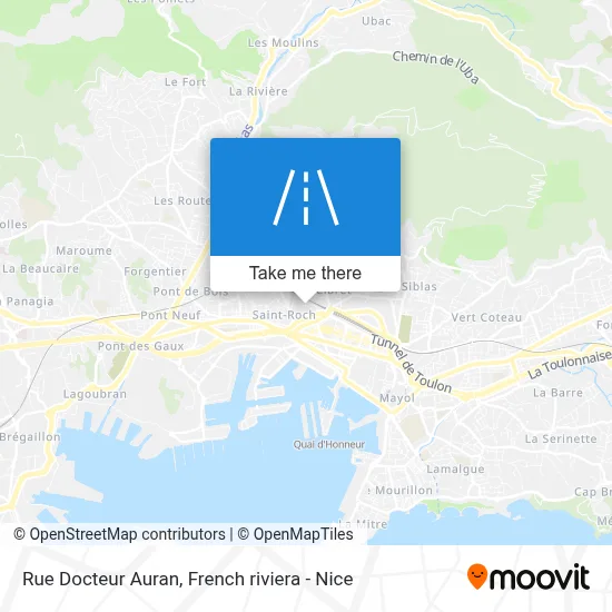 Rue Docteur Auran map
