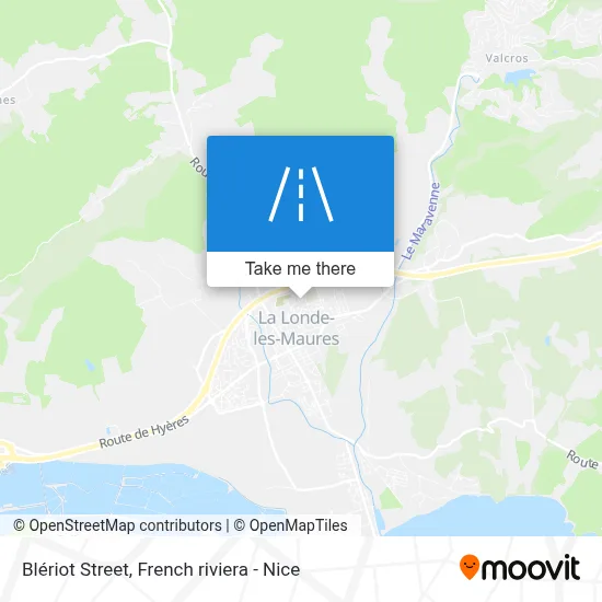 Rue Blériot map