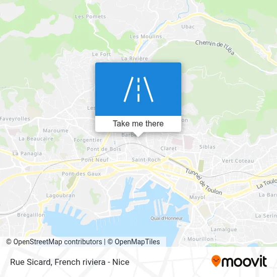 Rue Sicard map