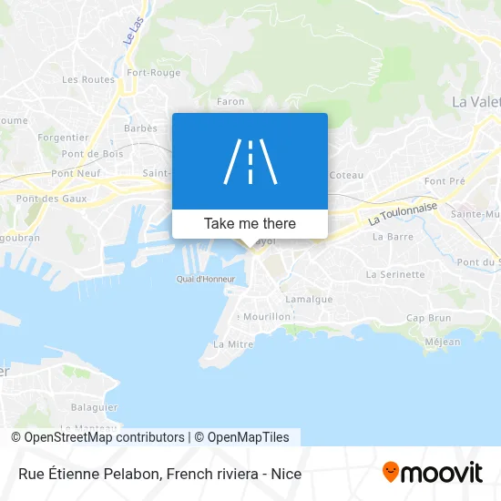 Rue Étienne Pelabon map