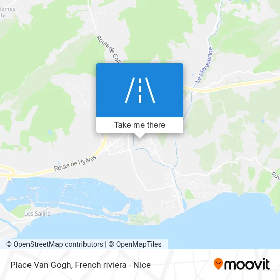 Place Van Gogh map