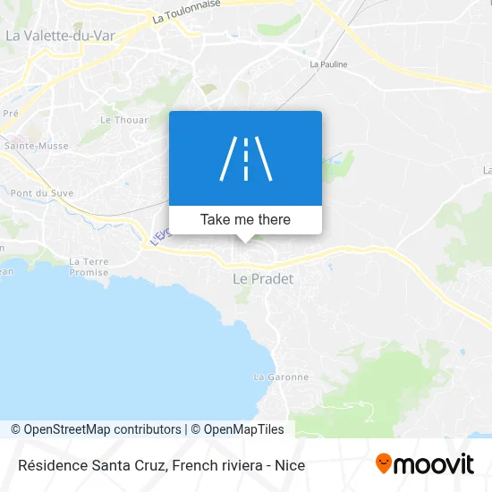 Résidence Santa Cruz map