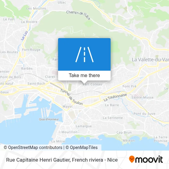 Rue Capitaine Henri Gautier map