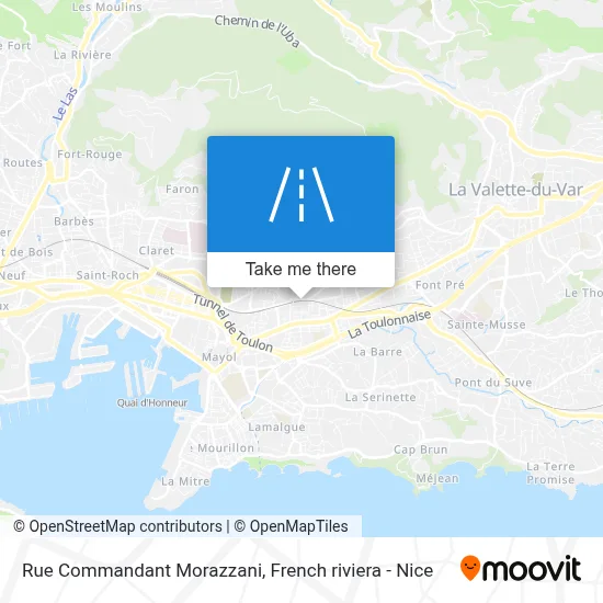 Mapa Rue Commandant Morazzani