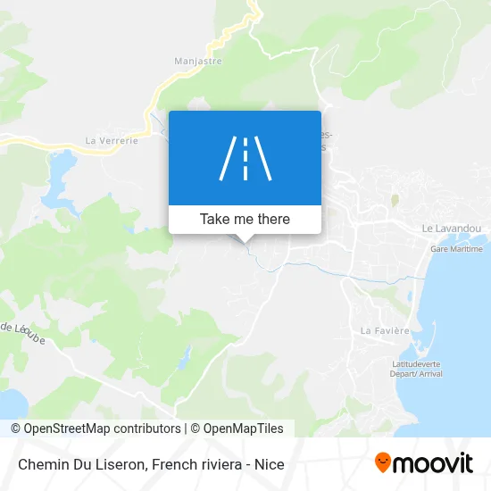 Chemin Du Liseron map