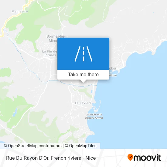 Rue Du Rayon D'Or map