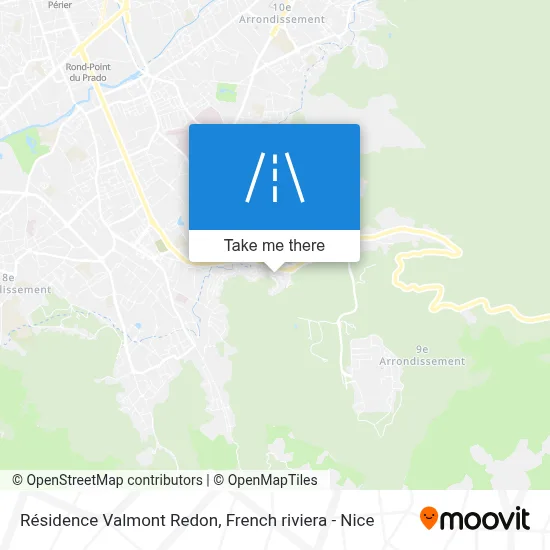 Résidence Valmont Redon map