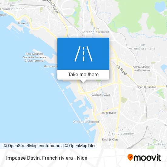 Impasse Davin map