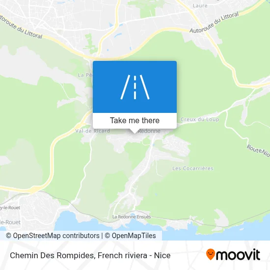 Chemin Des Rompides map