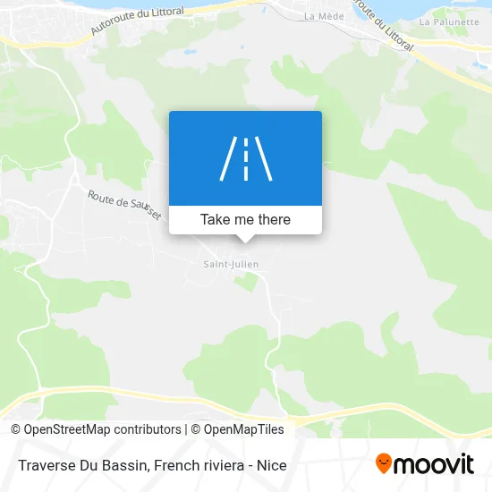 Traverse Du Bassin map