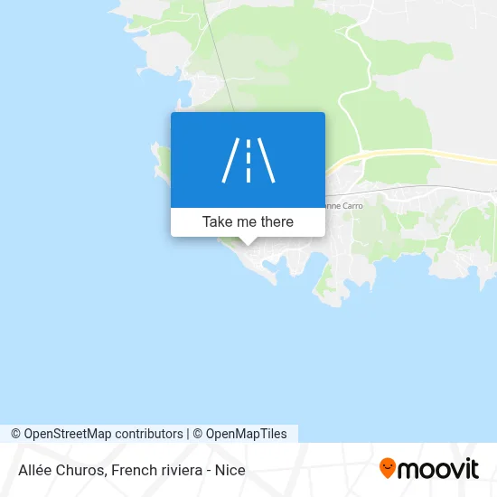 Allée Churos map