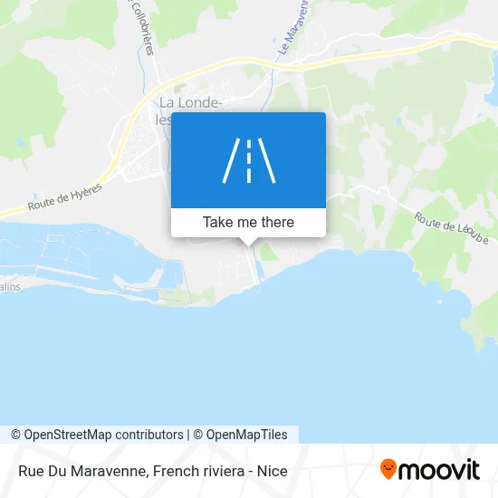 Rue Du Maravenne map