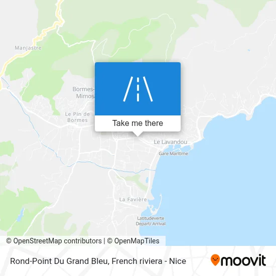 Rond-Point Du Grand Bleu map