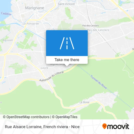 Rue Alsace Lorraine map