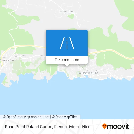 Rond-Point Roland Garros map