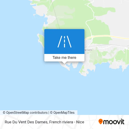 Rue Du Vent Des Dames map