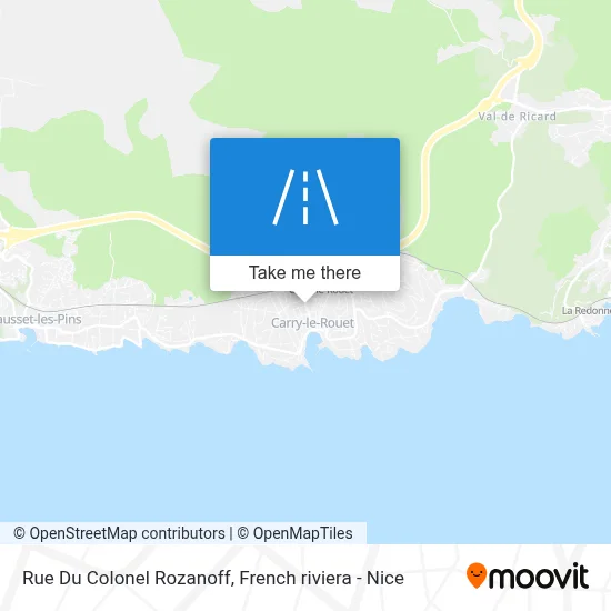Rue Du Colonel Rozanoff map