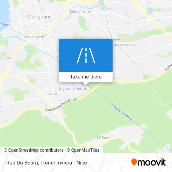 Rue Du Bearn map