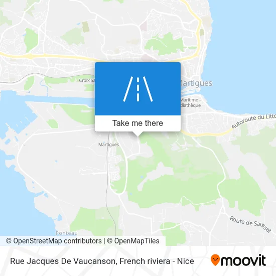 Rue Jacques De Vaucanson map