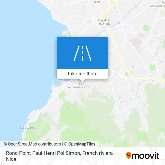 Rond-Point Paul-Henri Pol Simon map