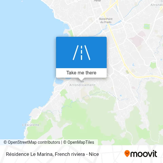 Résidence Le Marina map