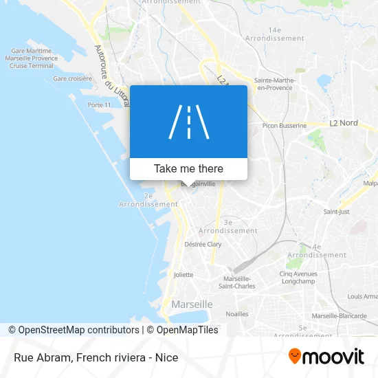 Mapa Rue Abram