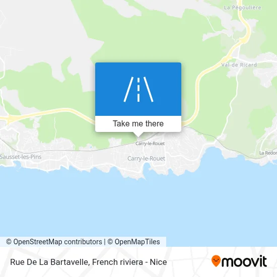 Rue De La Bartavelle map