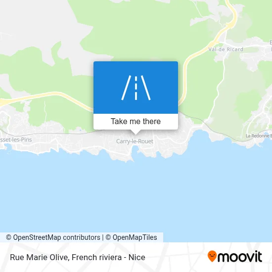 Mapa Rue Marie Olive