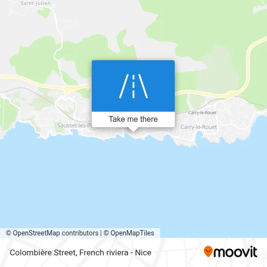 Rue De La Colombière map