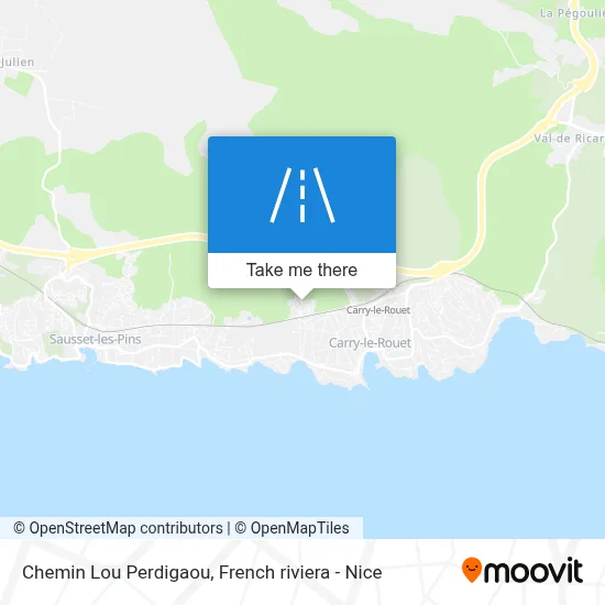Chemin Lou Perdigaou map