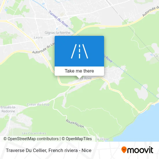Traverse Du Cellier map