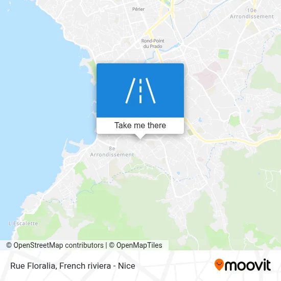 Mapa Rue Floralia