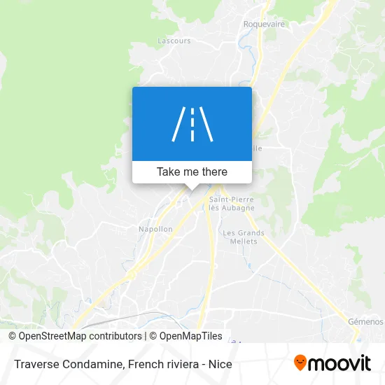 Traverse Condamine map