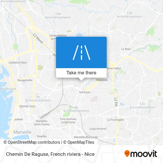 Chemin De Raguse map