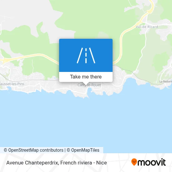 Avenue Chanteperdrix map