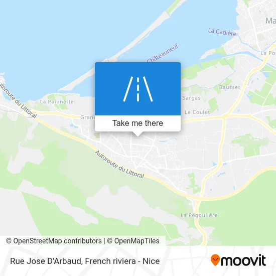 Rue Jose D'Arbaud map
