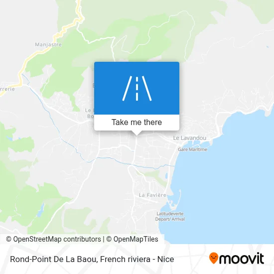 Rond-Point De La Baou map