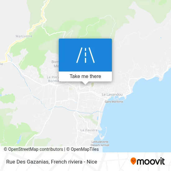Rue Des Gazanias map