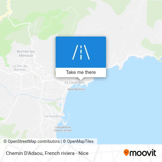 Chemin D'Adaou map