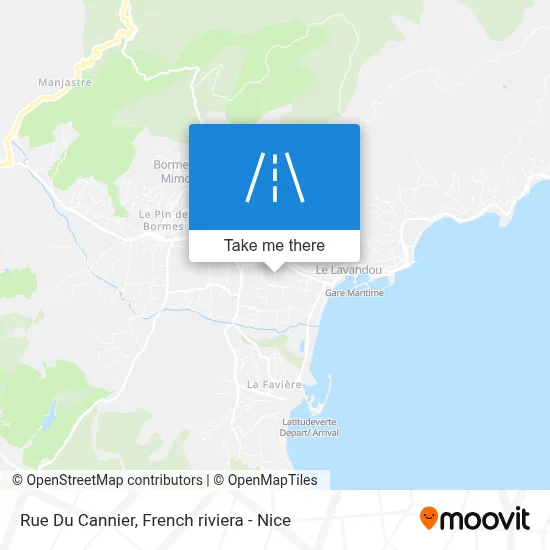 Mapa Rue Du Cannier