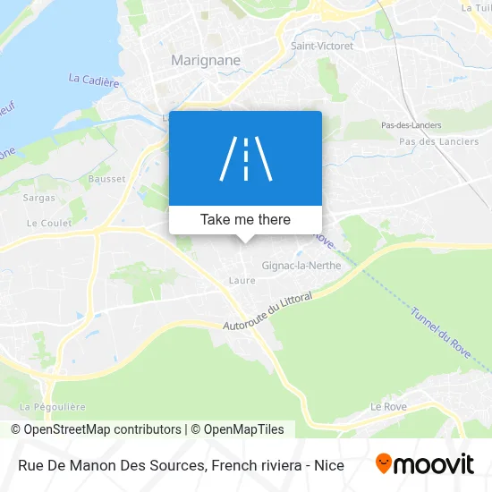 Rue De Manon Des Sources map